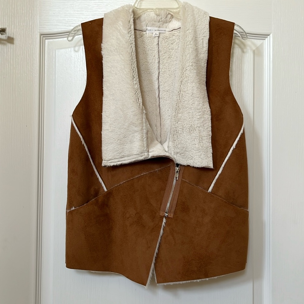 Suede vest